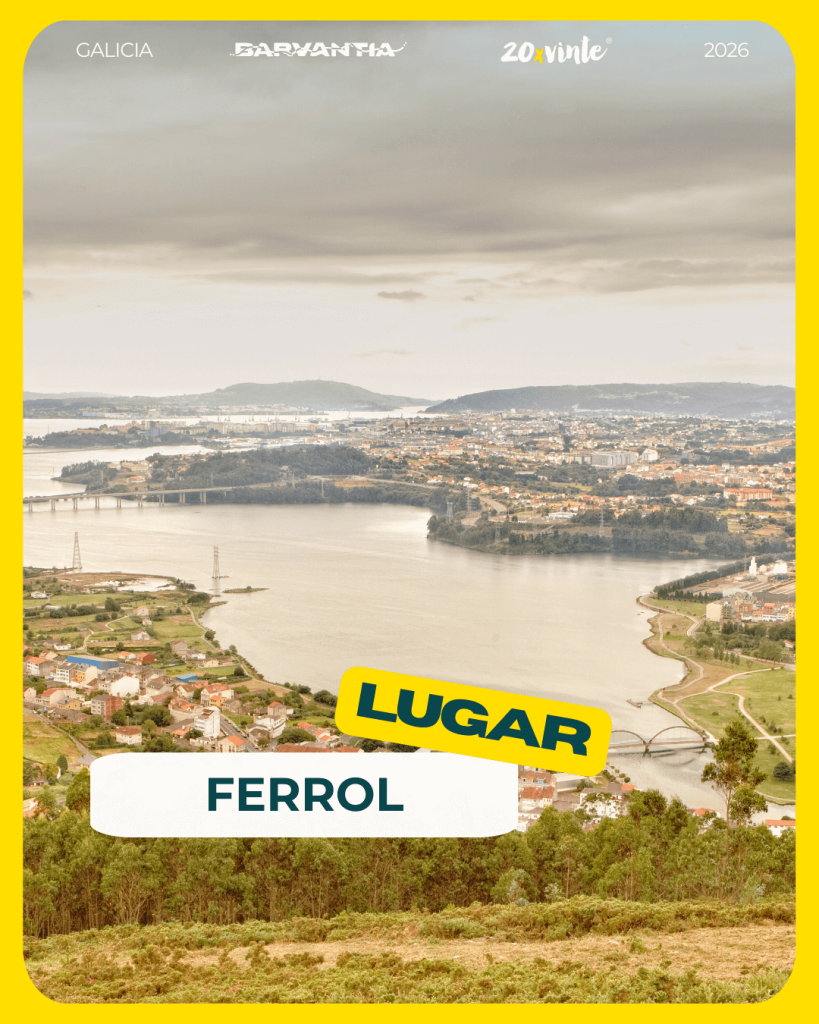 Ferrol en autocaravana con vistas a la ría y al Camino Inglés