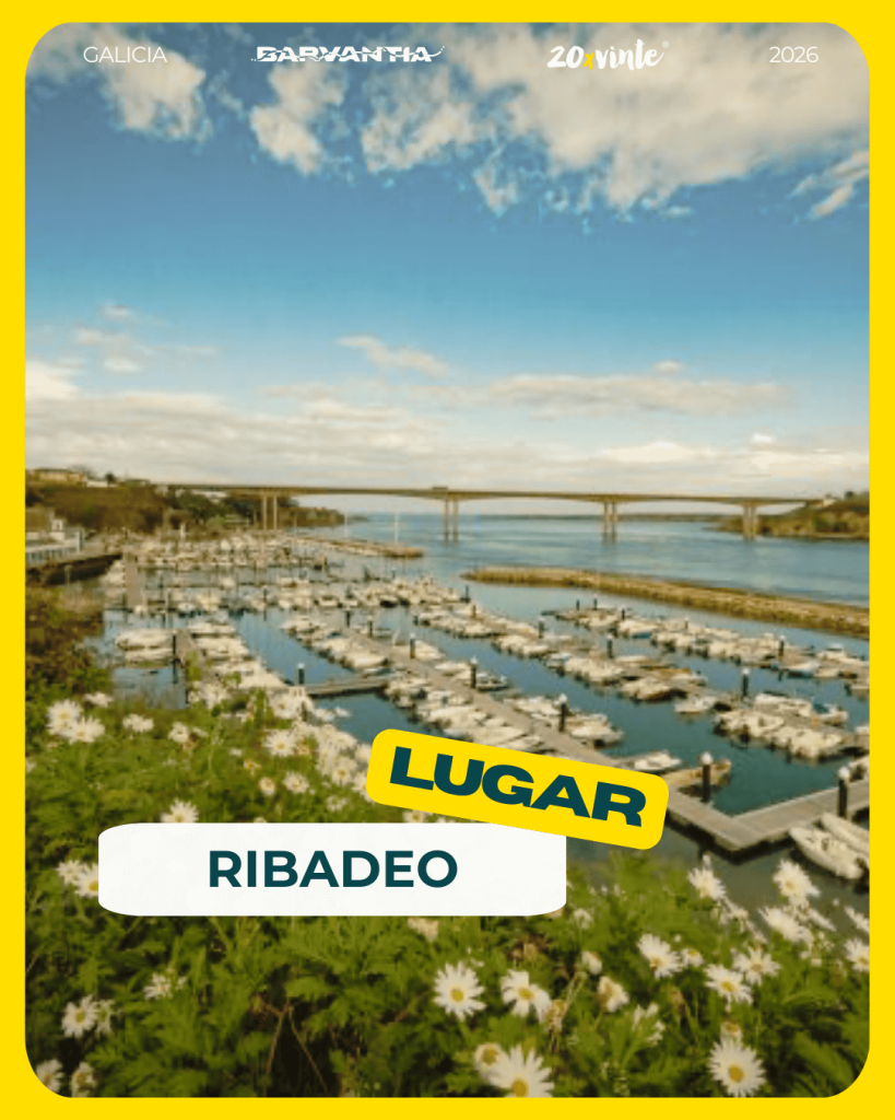 Ribadeo en furgoneta camper junto al puerto deportivo