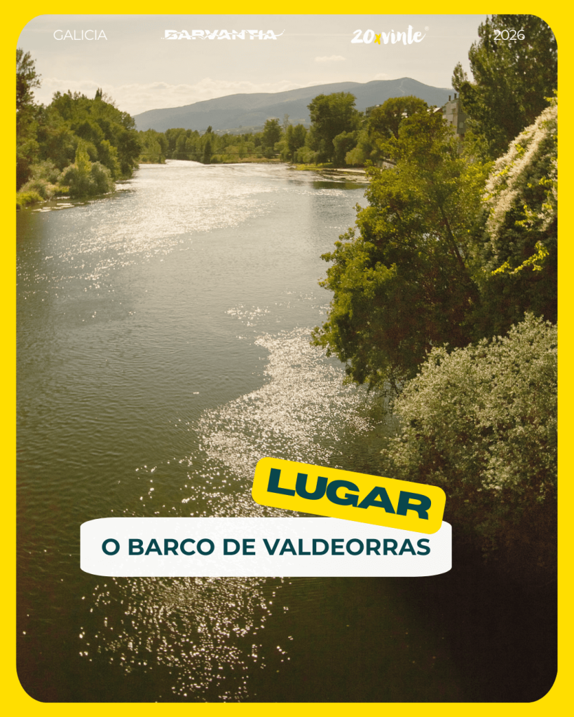 O Barco de Valdeorras en caravana junto al río Sil