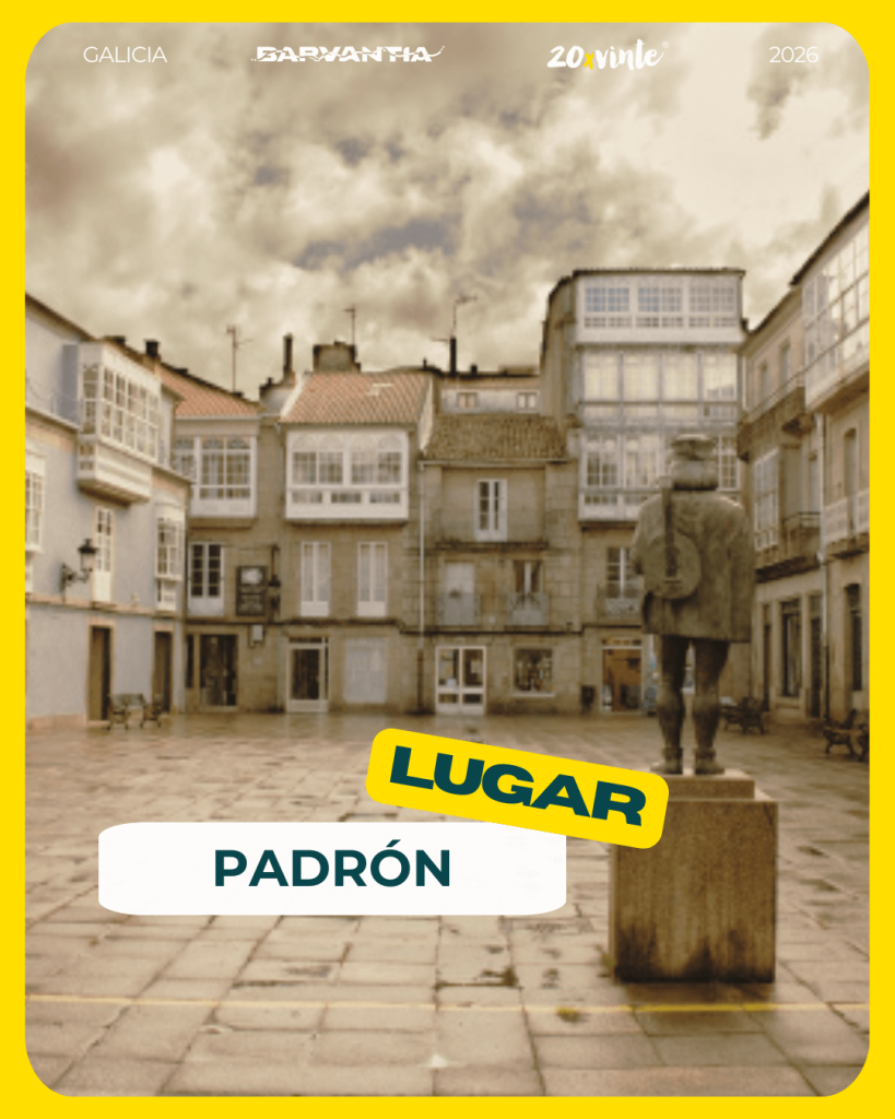 Padrón en autocaravana recorriendo el Camino Portugués en Galicia