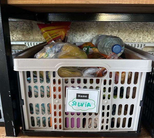 Caja personal de alimentos durante una estancia en un coliving